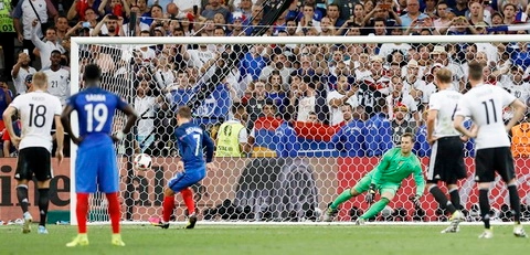 Euro 2016 phá vỡ kỷ lục về penalty tồn tại trong suốt 16 năm