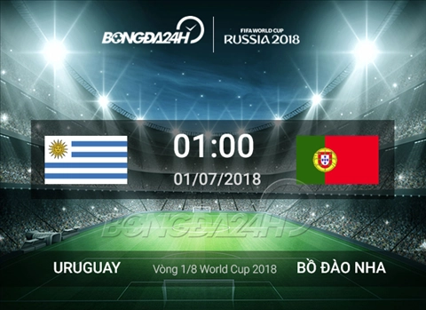 Nhận định Uruguay vs Bồ Đào Nha (1h00 ngày 1/7): Trọng pháo đối đầu