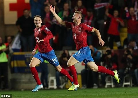 Video tổng hợp: Séc 2-1 Anh (Vòng loại Euro 2020)