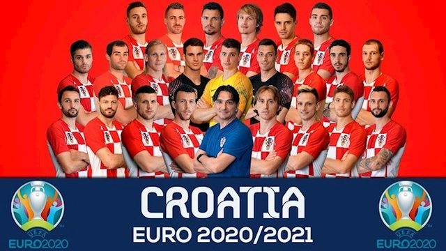 Danh sách chính thức của đội tuyển Croatia tham dự VCK Euro 2020