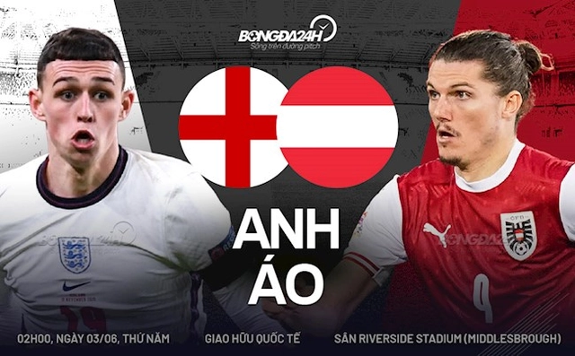 Nhận định bóng đá Anh vs Áo 2h00 ngày 3/6 (Giao hữu quốc tế)