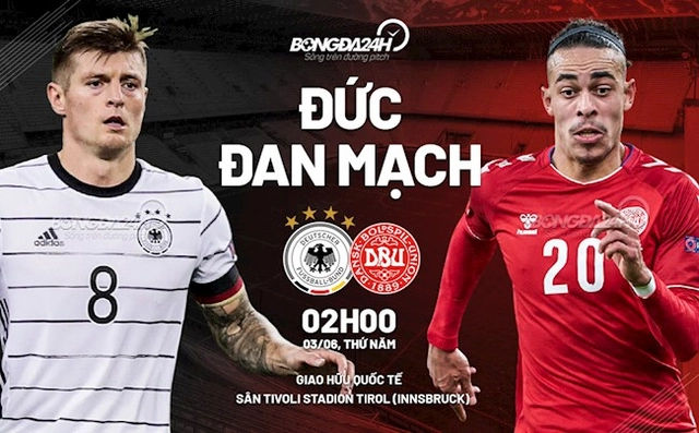 Nhận định bóng đá Đức vs Đan Mạch 2h00 ngày 3/6 (Giao hữu quốc tế)