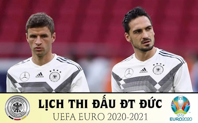 Lịch thi đấu của ĐT Đức tại Euro 2020, xem trực tiếp trên kênh nào?