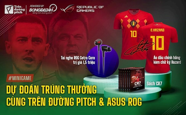 Minigame: Dự đoán liền tay, rinh ngay QUÀ KHỦNG cùng Trên đường Pitch và Asus ROG