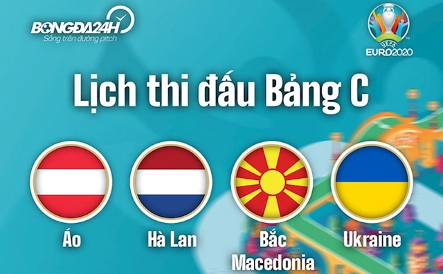 Lịch thi đấu, lịch trực tiếp EURO 2020 bảng C: Người Hà Lan Bay vô đối?!