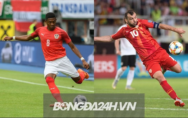 Trực tiếp bóng đá Euro 2020 : Áo vs Bắc Macedonia link xem VTV6HD