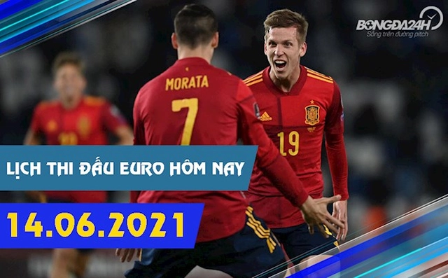 Lịch thi đấu Euro 2020 hôm nay 14/6 rạng sáng mai 15/6