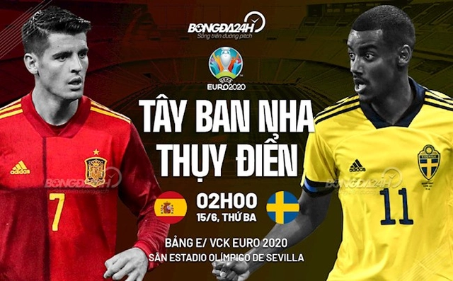 Tây Ban Nha chào sân Euro 2020 bằng trận hòa nhạt với Thụy Điển
