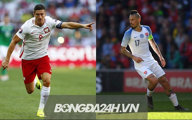 Trực tiếp bóng đá Euro 2020 Ba Lan vs Slovakia link xem trực tuyến VTV6