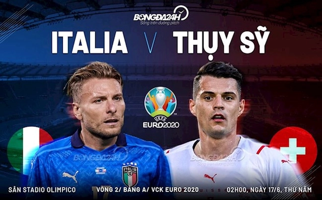 Nhận định Italia vs Thụy Sĩ (02h00 ngày 17/6): Sắc thiên thanh rực sáng