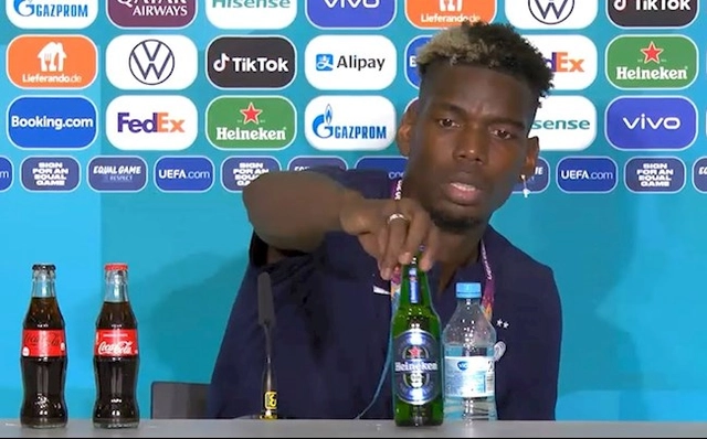 Sau Ronaldo, đến Pogba tuyên chiến với nhà tài trợ Euro 2020