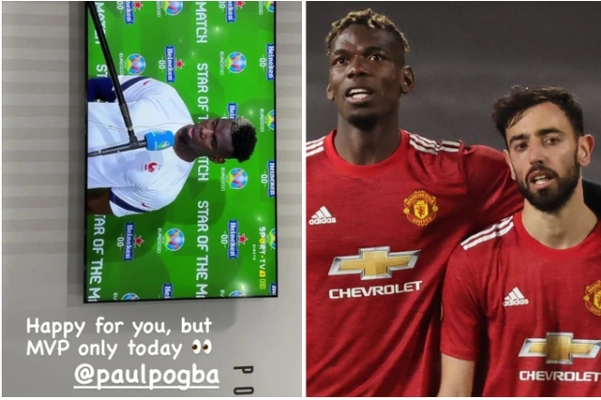 Bruno Fernandes gửi lời cảnh báo cực gắt đến bạn thân Paul Pogba