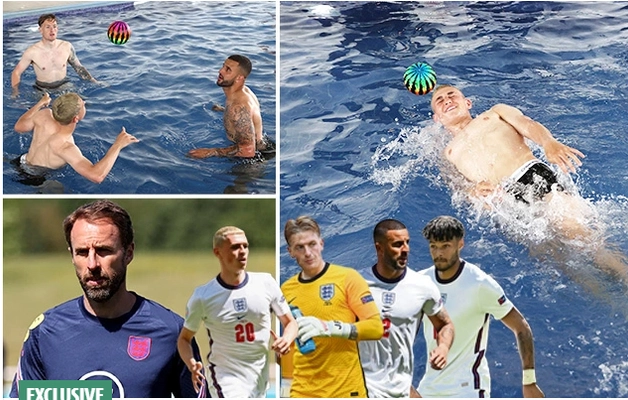 Buổi tập lạ lùng của ĐT Anh