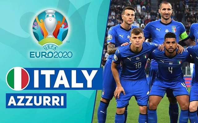 Lịch thi đấu, lịch trực tiếp ĐT Italia tại Euro 2020 trên kênh VTV3