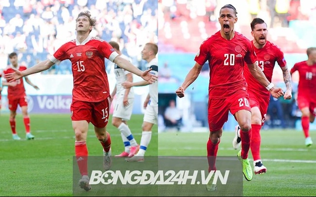 Trực tiếp bóng đá Euro 2020: Nga vs Đan Mạch link xem VTV3 đêm nay