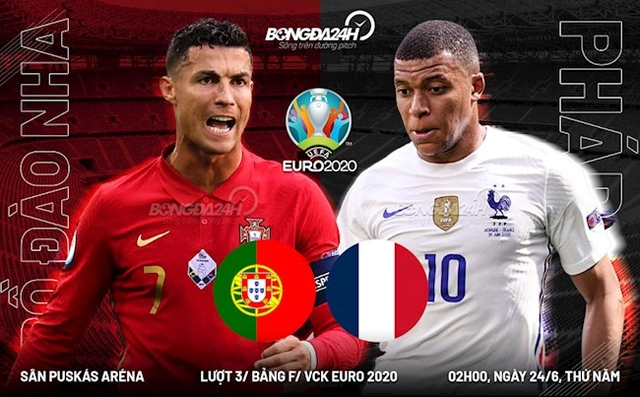 Trận cầu vàng:  dự đoán Bồ Đào Nha vs Pháp (2h00 ngày 24/6)