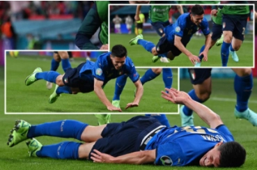 Sao Italia và pha ăn mừng có một không hai