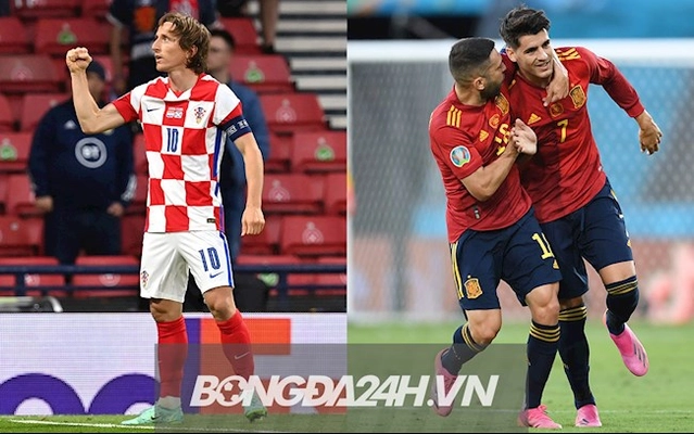 Link xem trực tiếp Euro 2020: Croatia vs Tây Ban Nha VTV6 hôm nay