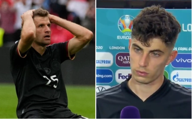 Kai Havertz phản ứng thế nào về pha bỏ lỡ khó tin của Thomas Muller?