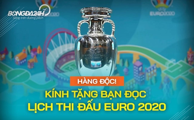 Đồng bộ Lịch thi đấu Euro 2020 vào smartphone, máy tính