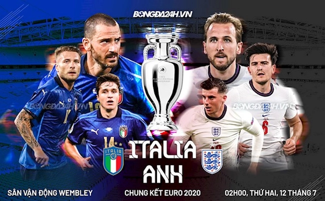 Nhận định Italia vs Anh (2h00 ngày 12/7): Nấc thang lên thiên đường