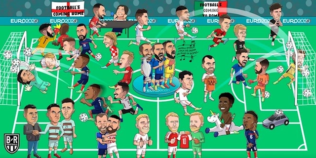 Một tháng EURO 2020 được gói gọn trong bức ảnh này