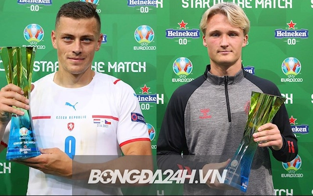 Link xem trực tiếp bóng đá Euro 2020: CH Séc vs Đan Mạch VTV6 hôm nay