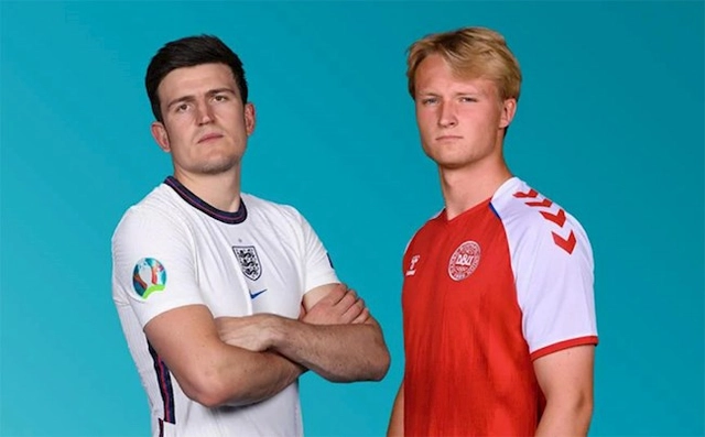 Lịch thi đấu Euro 2021 hôm nay 7/7: Anh đối đầu Đan Mạch