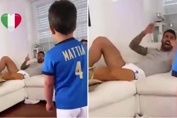 Xúc động với hành động của thương binh Leonardo Spinazzola