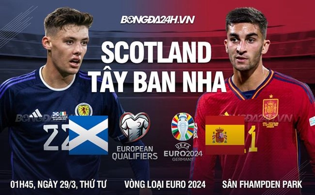 Nhận định Scotland vs Tây Ban Nha (01h45 ngày 29/3): La Roja vượt khó