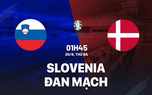 Nhận định Slovenia vs Đan Mạch 1h45 ngày 20/6 (Vòng loại Euro 2024)