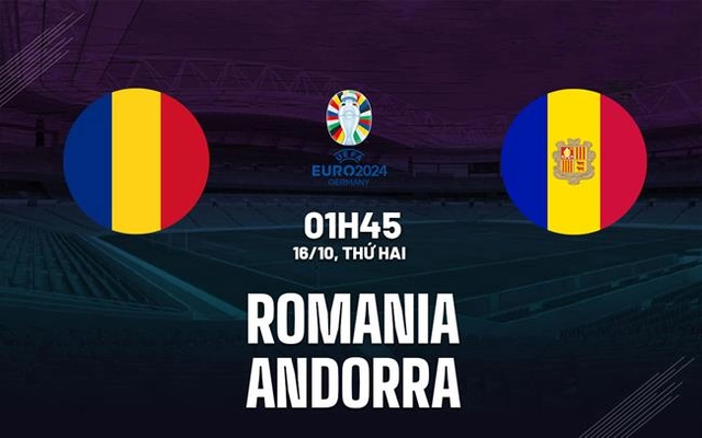 Nhận định Romania vs Andorra 1h45 ngày 16/10 (Vòng loại Euro 2024)