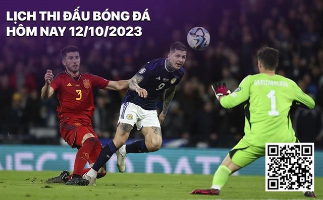 Lịch thi đấu bóng đá hôm nay 12/10: Nóng bỏng vòng loại Euro, vòng loại World Cup