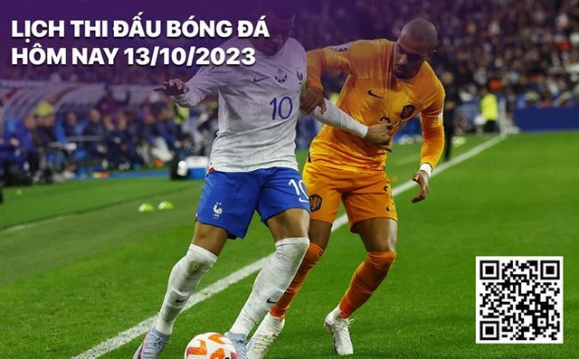 Lịch thi đấu bóng đá hôm nay 13/10: Hà Lan - Pháp; Anh - Úc