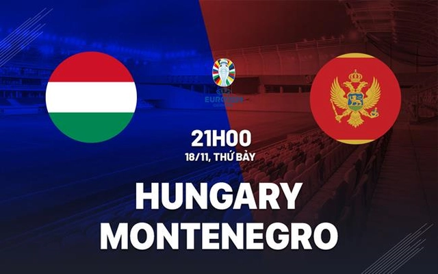 Nhận định Hungary vs Montenegro 21h00 ngày 19/11 (Vòng loại Euro 2024)
