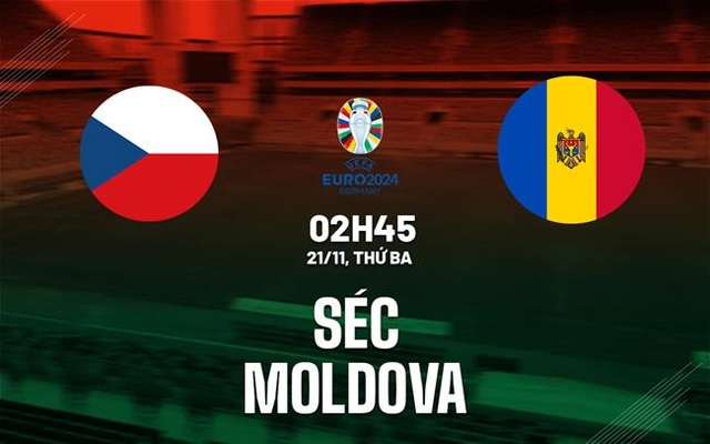Nhận định bóng đá Séc vs Moldova 2h45 ngày 21/11 (Vòng loại Euro 2024)