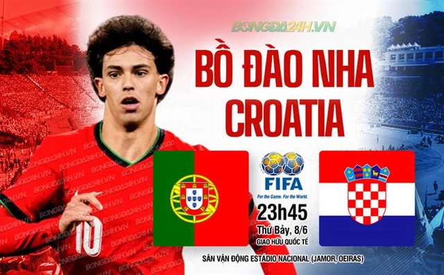 Nhận định Bồ Đào Nha vs Croatia (23h45 ngày 8/6): Không Ronaldo, không vấn đề