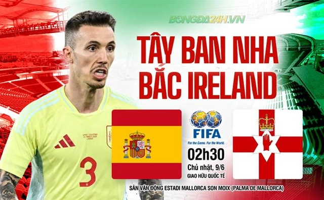 Tây Ban Nha thắng đậm trước ngày tham dự VCK Euro 2024