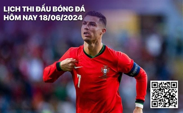 Lịch thi đấu bóng đá hôm nay 18/6/2024: Bồ Đào Nha vs Séc