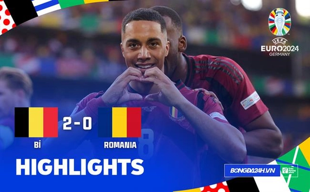 Video Bỉ vs Romania (Bảng E Euro 2024): De Bruyne lập công, Lukaku vẫn chưa có bàn thắng