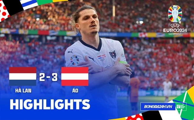 Highlights Hà Lan - Áo | Nỗ lực được đền đáp | Bảng D Euro 2024