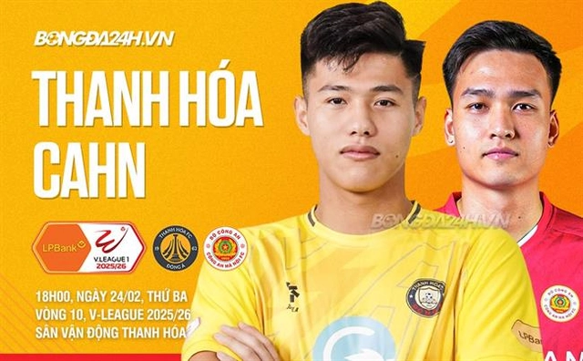Highlights Thanh Hóa vs CAHN: Tuyệt tác của Văn Hậu (LPBank V.League 1-2025/26)