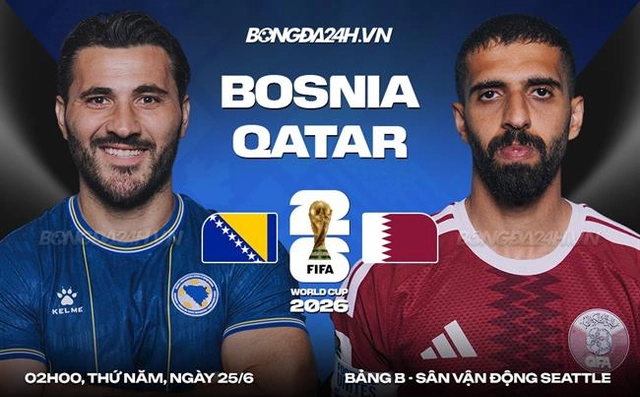 Video bàn thắng Bosnia vs Qatar: Tấm vé đi tiếp (Bảng B World Cup 2026)