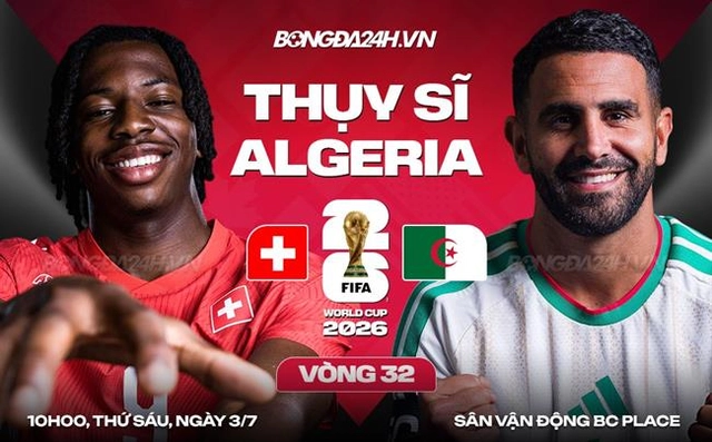 Video bàn thắng Thụy Sĩ vs Algeria: Chiến thắng xứng đáng của Thụy Sĩ