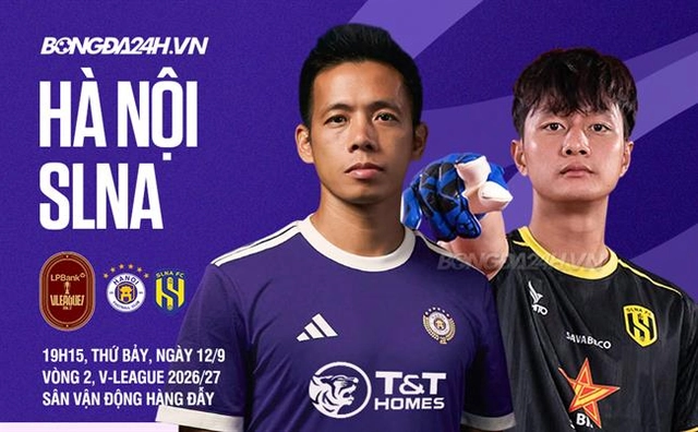 Video bàn thắng Hà Nội vs SLNA: Thảm bại khó tin (Vòng 2 LPBank V.League 1-2026/27)