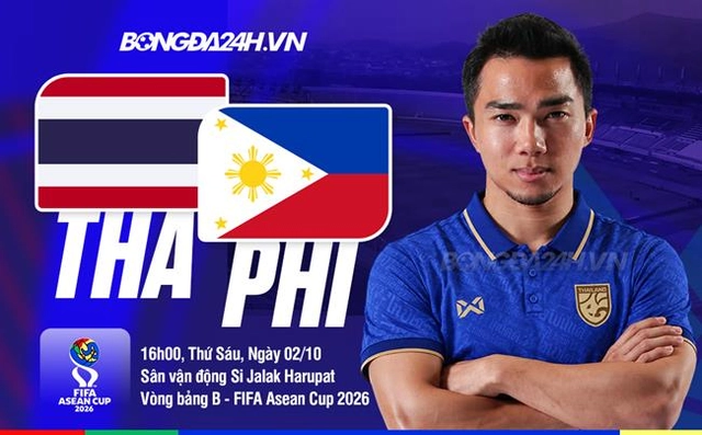 Video bàn thắng Thái Lan vs Philippines: Kết quả phá dớp (FIFA ASEAN Cup 2026)