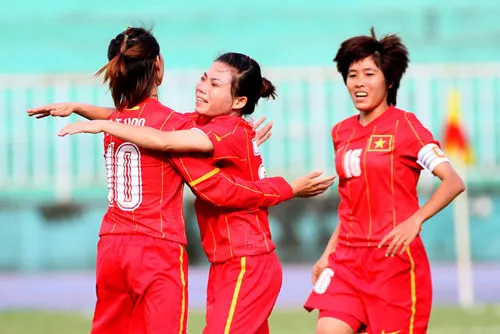 ĐT nữ Việt Nam 5-0 ĐT nữ Hong Kong: Thắng lợi đậm đà