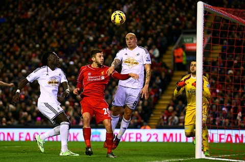 Video bàn thắng: Liverpool 4-1 Swansea (Vòng 19 Premier League)