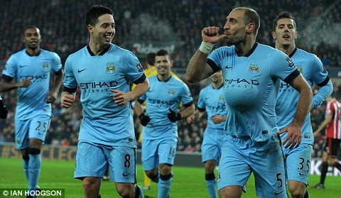Video bàn thắng: Sunderland 1-4 Man City (Vòng 14 Premier League)