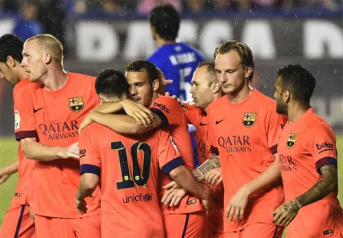Highlight: Levante 0-5 Barcelona (Vòng 4 La Liga)